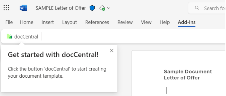 Upload Add-In