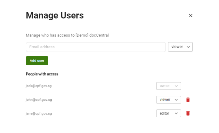 manage users