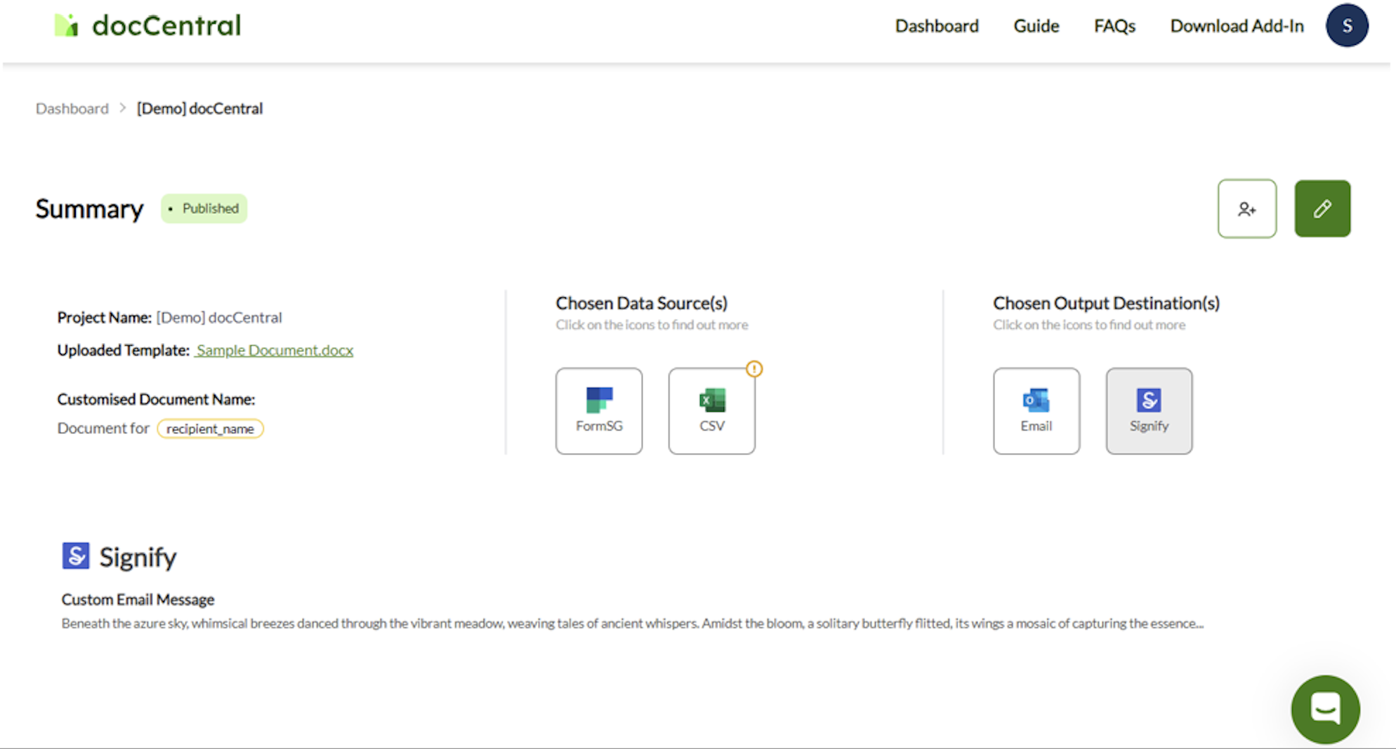 data source and output overview 2