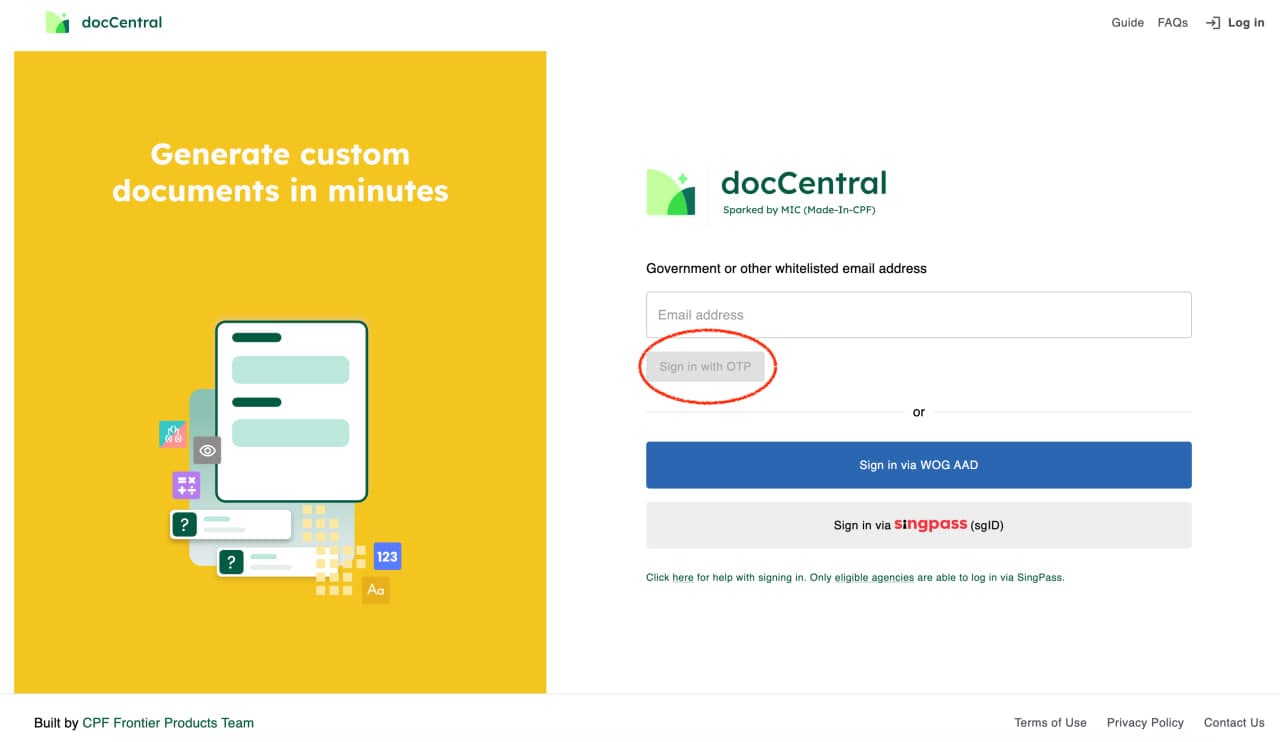 Login Page
