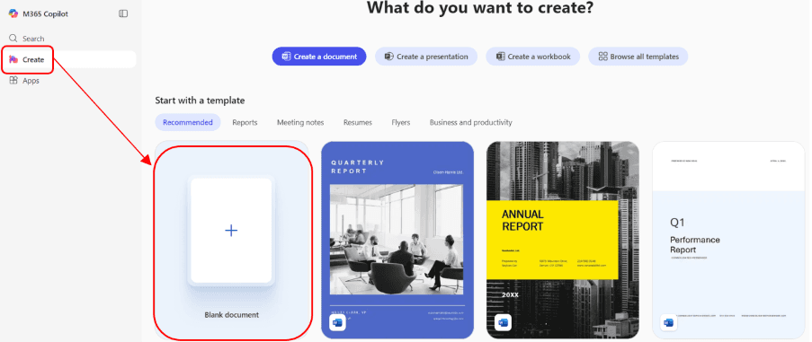 Create Word Document
